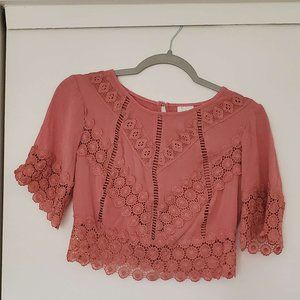 Self Esteem Boho Crop Top